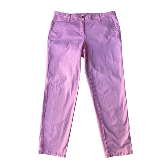 Talbots Pink Garment Dyed Relaxed Chinos Size 10 - Picture 4 of 11